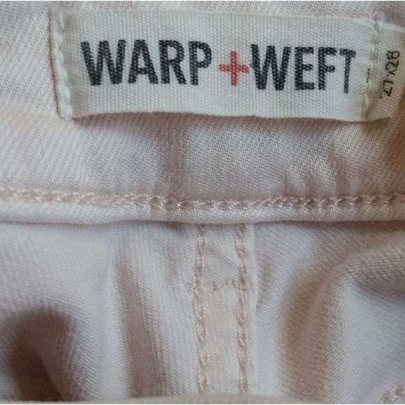 Warp+Weft Pink Jeans Women's Size 27 - Picture 4 of 5